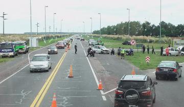 Imagen de Choque en Ruta 11 en el ingreso a Aguas Verdes: hay demoras