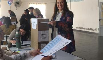 Imagen de Elecciones 2019 en vivo: Marcela Passo votó en General Lavalle