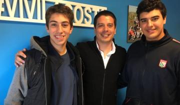 Imagen de Estudiantes entrevistaron a Cardozo, el ganador de las PASO en La Costa