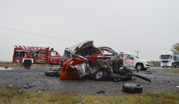 Imagen de La Provincia: dos personas fallecieron en un choque frontal en la Ruta 51