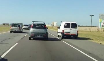 Imagen de El video que muestra locura y falta de control en las rutas hacia la Costa Atlántica