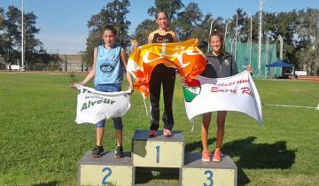 Imagen de Una joven de La Costa se consagró Campeona Argentina de Marcha