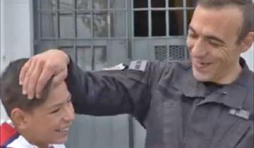 Imagen de Vidal felicitó al penitenciario dolorense que le salvó la vida a un chico de 13 años