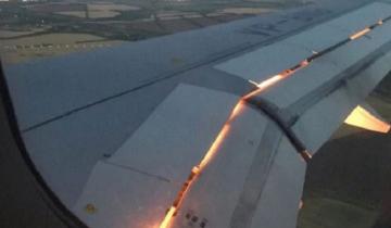 Imagen de Se prendió fuego una turbina del avión que trasladaba al plantel de Arabia Saudita
