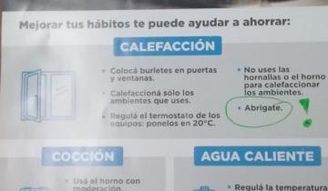 Imagen de Camuzzi recomienda a los usuarios que se abriguen para cuidar el gas