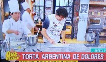 Imagen de La Torta Argentina se cocinó en vivo por El Nueve