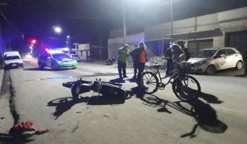 Imagen de Tres accidentes de moto en media hora