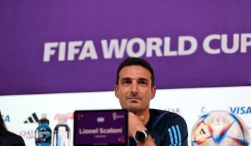 Imagen de Mundial Qatar 2022: Lionel Scaloni desmintió que Lionel Messi tenga problemas físicos