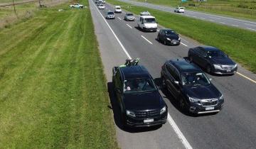 Imagen de Con drones y cámaras móviles salen a controlar a los “banquineros” en las rutas rumbo a la Costa Atlántica