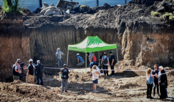 Imagen de Mar del Plata: encontraron restos de un gliptodonte en la construcción de un estacionamiento subterráneo