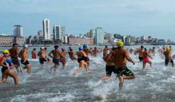 Imagen de Arranca en Mar del Plata la competencia de aguas abiertas por el Sudamericano