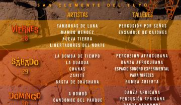 Imagen de Este fin de semana se realizará en San Clemente el Encuentro de Danza y Percusión “Samborombón”