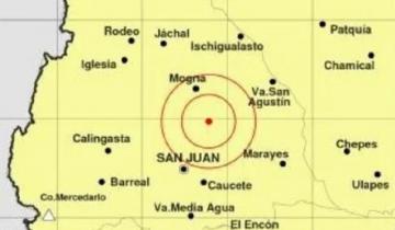 Imagen de Susto en San Juan: un fuerte sismo de 4,3 grados sacudió el suelo cerca de la capital provincial