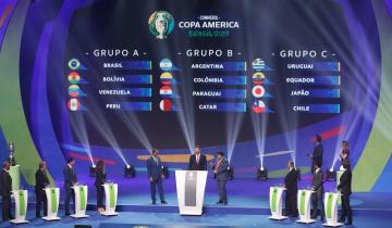 Imagen de Cómo quedaron conformadas las zonas de la Copa América Brasil 2019