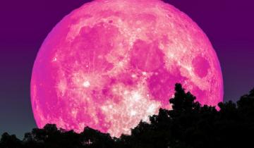 Imagen de La Superluna rosa de abril, un fenómeno para ver en cuarentena