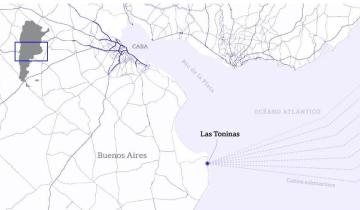 Imagen de Cómo es el nuevo cable submarino que llega a Las Toninas y duplicará la conectividad internacional del país