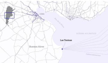 Imagen de Cómo es el nuevo cable submarino que llega a Las Toninas y duplicará la conectividad internacional del país