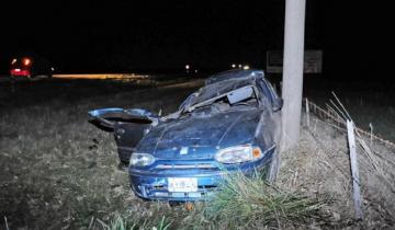 Imagen de Se les reventó una goma y terminaron en la banquina: están internadas en Tandil