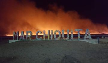 Imagen de Luego de horas de trabajo, los bomberos pudieron controlar el incendio en Mar Chiquita