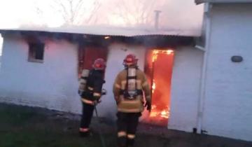 Imagen de Mar Chiquita: una beba y su madre sufrieron graves quemaduras en un incendio