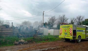 Imagen de Dolores: piden ayuda para una familia que perdió todo en un incendio
