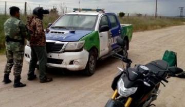 Imagen de General Alvarado: violó la cuarentena y llevaba un fusil escondido