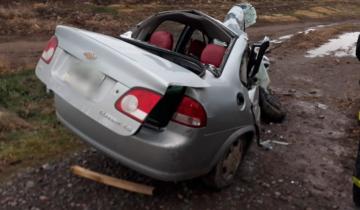 Imagen de Dos muertos y dos heridos en un choque frontal en la ruta