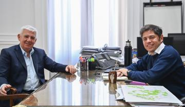 Imagen de La Provincia: Axel Kicillof y el presidente de la Cámara de Diputados Alejandro Dichiara repasaron la agenda legislativa