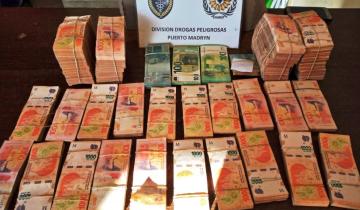 Imagen de Una pareja de Dolores circulaba con más de 10 millones de pesos y quiso sobornar a la policía