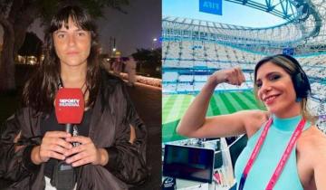 Imagen de Histórico: por primera vez dos mujeres en Argentina narran un partido mundialista