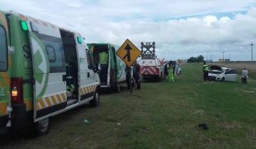 Imagen de Despiste y vuelco en la Ruta 11 deja como saldo cuatro heridos leves