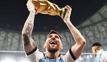 Imagen de El posteo de Lionel Messi con la Copa del Mundo logró el récord de "likes" en la historia de Instagram