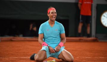 Imagen de Rafael Nadal, rey de Roland Garros por 13ª vez: 100 victorias en París y alcanzó el récord de Federer con 20 Grand Slam