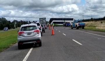 Imagen de Accidente en la Ruta 2: despistó un micro con 37 pasajeros