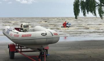 Imagen de Intensa búsqueda de un pescador perdido en el Río de La Plata