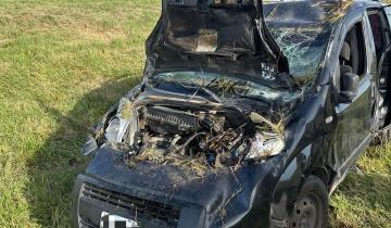 Imagen de General Madariaga: fuerte accidente en Ruta 56