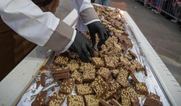 Imagen de Argentina rompió un doble récord con el chocolate: el más largo y el más grande
