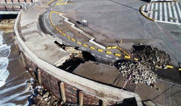 Imagen de Miramar y Mar del Plata: la marejada produjo importantes daños en las defensas costeras