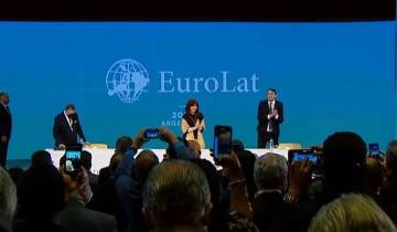 Imagen de Cristina Kirchner en la EuroLat: “Las desigualdades son producto de decisiones políticas”