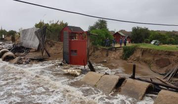 Imagen de Histórica crecida del mar en toda la Costa Atlántica: destrozos y anuncios de trabajos inmediatos