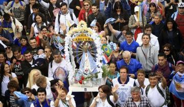 Imagen de Miles de fieles participan de la 48° peregrinación al santuario de Luján