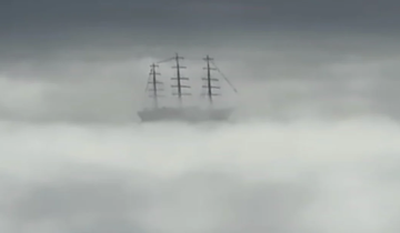 Imagen de Mar del Plata: las increíbles imágenes de la Fragata Libertad navegando "entre las nubes"