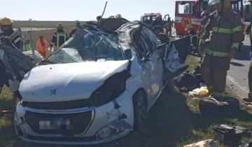 Imagen de Fatal accidente en la Ruta 56: dos mujeres murieron al volcar el auto en el que viajaban