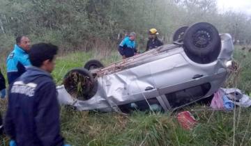 Imagen de Dos heridos tras un accidente en Ruta 74