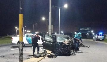 Imagen de Mar Chiquita: un hombre murió al chocar contra un semáforo en la ruta 11