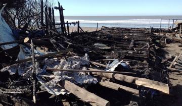 Imagen de Las Toninas: un incendio destruyó totalmente un parador y su dueño pide ayuda para volver a trabajar