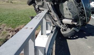 Imagen de Fuerte accidente en Ruta 11:  de milagro no hubo heridos