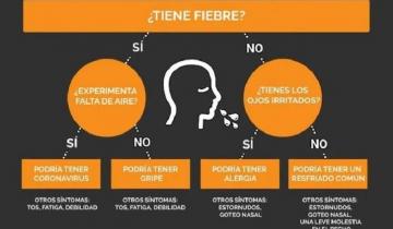 Imagen de Importante: cómo diferenciar el coronavirus de una gripe, resfrío o alergia común