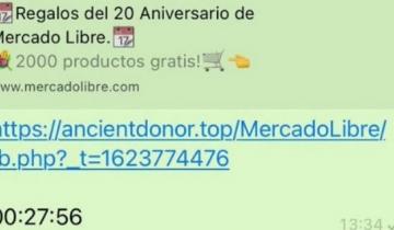 Imagen de Estafa virtual: Mercado Libre advirtió a los usuarios de WhatsApp sobre un mensaje falso que circula en su nombre