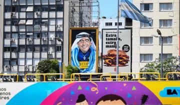 Imagen de Maradona: a 2 años de su muerte, nuevos murales homenajean al ídolo eterno